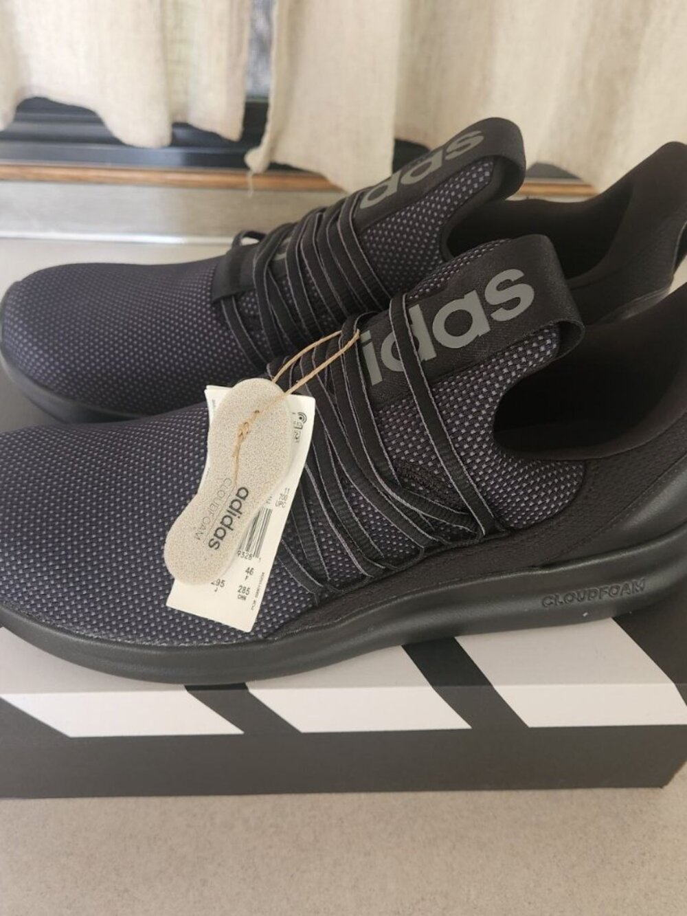 Adidas Men's Lite Racer Adapt 7.0 Shoes - Black/Grey - All sizes available
